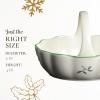image:imageSpode Christmas Tree 6 Basket with Handle  Earthenware Snack Bowl for Nuts Candies amp Berries Festive Holiday Gift Serveware amp Trinket Dish Seasonal Christmas Dcor for Entertaining