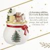 image:imageSpode Christmas Tree Candy Bowl with Lid 8 Fine Earthenware Holiday Treat Storage Jar Covered Box with Teddy Bear amp Tree Motif Holiday Serveware  Great for Festive Decor amp Gifting