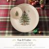 image:imageSpode Christmas Tree Chip amp Dip Set 125 Serving Platter with Bowl Holiday Serveware for Appetizers Fruit Candy Side Dishes Festive Treats Dishwasher Safe Christmas Tableware