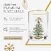 image:imageSpode Christmas Tree DOF Glasses with Gold Rims 14 OunceSet of 4