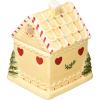 image:imageSpode Christmas Tree Gingerbread House Candy Jar  7Inch Christmas Cookie Jar in Fine Earthenware  Decorative Candy Storage Jar with Lid for Holiday Kitchen Counter Cookies and Treats