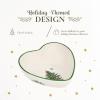 image:imageSpode Christmas Tree Heart Shaped Dip Bowl  475Inch Fine Earthenware Bowl for Dips Sauces amp Condiments  Festive Holiday Decor amp Christmas Gift  Classic Design Dishwasher Safe