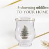 image:imageSpode Christmas Tree Hurricane Pillar Candle Holder Glass Flower Vase Terrarium Planter Decorative Centerpiece Use for Floating Tealights Home Display Holiday 65475 D x 65 H