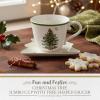 image:imageSpode Christmas Tree Jumbo Cup with TreeShaped Saucer  18 Ounce Earthenware Mug for Coffee Tea Hot Chocolate Festive Drinks  Charming Holiday Dcor amp Festive Christmas DesignTree