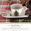 image:imageSpode Christmas Tree Jumbo Cup with TreeShaped Saucer  18 Ounce Earthenware Mug for Coffee Tea Hot Chocolate Festive Drinks  Charming Holiday Dcor amp Festive Christmas DesignSleigh