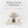 image:imageSpode Christmas Tree Jumbo Cup with TreeShaped Saucer  18 Ounce Earthenware Mug for Coffee Tea Hot Chocolate Festive Drinks  Charming Holiday Dcor amp Festive Christmas DesignTree