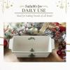 image:imageSpode Christmas Tree Loaf Pan  NonStick Earthenware Bread Pan for Baking Holiday Bakeware 1175 x 55 Banana Bread Meatloaf Pound Cake  Dishwasher amp Oven Safe