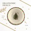 image:imageSpode Christmas Tree Pet Feeding Bowl  7Inch Stoneware Dish for Dogs and Cats  Festive Holiday Food and Water Bowl  Dishwasher Safe and Durable  Great Gift Idea for Pet Lovers