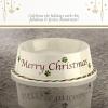 image:imageSpode Christmas Tree Pet Feeding Bowl  7Inch Stoneware Dish for Dogs and Cats  Festive Holiday Food and Water Bowl  Dishwasher Safe and Durable  Great Gift Idea for Pet Lovers