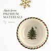 image:imageSpode Christmas Tree Pet Feeding Bowl  7Inch Stoneware Dish for Dogs and Cats  Festive Holiday Food and Water Bowl  Dishwasher Safe and Durable  Great Gift Idea for Pet Lovers