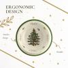 image:imageSpode Christmas Tree Pet Feeding Bowl  85Inch Stoneware Dish for Dogs and Cats  Festive Holiday Food and Water Bowl  Dishwasher Safe and Durable  Great Gift Idea for Pet Lovers