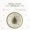 image:imageSpode Christmas Tree Pet Feeding Bowl  85Inch Stoneware Dish for Dogs and Cats  Festive Holiday Food and Water Bowl  Dishwasher Safe and Durable  Great Gift Idea for Pet Lovers