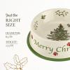image:imageSpode Christmas Tree Pet Feeding Bowl  85Inch Stoneware Dish for Dogs and Cats  Festive Holiday Food and Water Bowl  Dishwasher Safe and Durable  Great Gift Idea for Pet Lovers