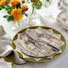 image:imageSpode Kit Kemp 11 Geo Dinner Plate Set of 4  Geometric Abstract Design  Stylish Table Setting  Porcelain  Dishwasher and Microwave Safe  For Pasta Meat Vegetables  Home amp Gathering Use