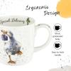 image:imageSpode Royal Worcester Wrendale Designs Special Delivery Mug  14 Ounce Large Coffee Mug with Duck Design  Made from Fine Bone China  Microwave and Dishwasher Safe