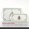 image:imageSpode Sandwich Tray  151 x 65 Rectangular Melamine Serving Platter with Decorative Artwork Durable Heat amp Stain Resistant Board for Snacks Tea Sandwiches Cookies amp Dining Table