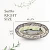 image:imageSpode Woodland Fish Dish  Traditional British Country Serveware Wildlife Scene with Floral Border 185 Inch Fine Porcelain Platter  Dishwasher Microwave Oven amp Freezer Safe