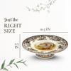 image:imageSpode Woodland Turkey Footed Cake Plate  105 Inch Fine Porcelain Serveware for Thanksgiving Cakes Pies Sandwiches amp More  Elegant Turkey Centerpiece Dishwasher Safe