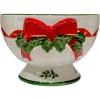 image:imageSpode Christmas Tree 6Inch Ribbon Nut Bowl  Decorative Serving Bowl for Candies Nuts Desserts  Ideal for Holiday Entertaining amp Festive Table Decor  Earthenware with Iconic Christmas Tree Design