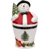 image:imageSpode Christmas Tree Mr Snowman Cookie Jar  10 Dolomite Christmas Cookie Jar with Lid  WinterThemed Candy Jar for Kitchen Counter Holiday Cookie Container Festive Kitchen Decor Seasonal GiftChristmas Tree Mr Snowman Cookie Jar