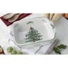 image:imageSpode Christmas Tree Rectangular Handled Dish 9 x 12 Baking amp Seasonal Platters  Earthenware Microwave amp Dishwasher Safe  Festive Tableware for Holiday Entertaining amp Christmas Dining