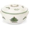 image:imageSpode Christmas Tree Round Covered Deep Casserole Dish 875 x 5  Festive Holiday Serveware amp Vintage Christmas Table Centerpiece  Fine Earthenware Classic Holiday Bakeware