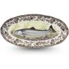 image:imageSpode Woodland Fish Dish  Traditional British Country Serveware Wildlife Scene with Floral Border 185 Inch Fine Porcelain Platter  Dishwasher Microwave Oven amp Freezer Safe