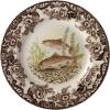 image:imageSpode Woodland Salad Plate Trout  8 Inch Plate for Salads Desserts and Sides  Cabin Cottage Lodge Dinnerware  Made in England from Fine Earthenware  Microwave and Dishwasher Safe
