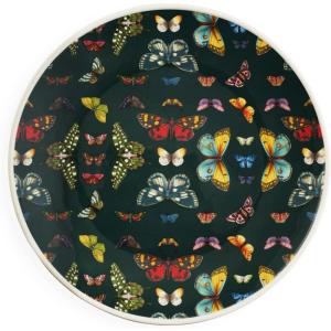 image:imageSpode Botanic Garden Harmony 12 Coupe Plate Papilio Butterfly Accents  Green Porcelain Dish for Tableware amp Picnic  Dishwasher amp Microwave Safe Floral Spring Dinnerware