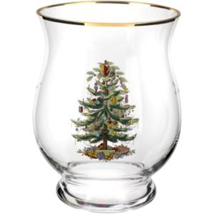 image:imageSpode Christmas Tree Hurricane Pillar Candle Holder Glass Flower Vase Terrarium Planter Decorative Centerpiece Use for Floating Tealights Home Display Holiday 65475 D x 65 H