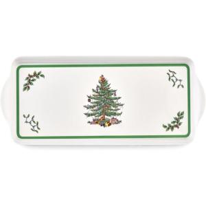 image:imageSpode Sandwich Tray  151 x 65 Rectangular Melamine Serving Platter with Decorative Artwork Durable Heat amp Stain Resistant Board for Snacks Tea Sandwiches Cookies amp Dining Table