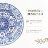 image:imageSpode Judaica 925 Serving Dish Fine Porcelain Square Dish  Designed Inspired by Historic 1880s Manuscript amp Tile Motif Design in Blue amp White  Dishwasher Microwave Freezer amp Warm Oven SafePassover Seder