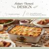 image:imageSpode Woodland 15x12 Rectangular Handled Dish  Traditional Turkey Design British Flowers Border Fine Porcelain Bakeware for Lasagne amp Bakes Dishwasher Microwave Freezer amp Oven Safe