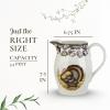 image:imageSpode Woodland 35 Pint Porcelain Pitcher with Turkey Motif 56 Oz Large Beverage Pitcher for Thanksgiving  Ideal for Serving Water or Drinks Dishwasher amp Microwave Safe Classic Holiday Serveware