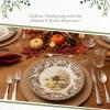 image:imageSpode Woodland Dinner Plate Bison 105  American Wildlife Collection  Made in England  Ideal Hunting Cabin Dcor  Microwave and Dishwasher Safe