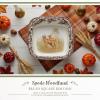 image:imageSpode Woodland Hunting Dogs Square Rim Dish  10 Inch Oven Dish with Golden Retriever Motif  Made from Fine Earthenware  Microwave and Dishwasher Safe