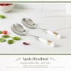 image:imageSpode Woodland Salad Servers  10 Inch Porcelain amp Steel Set Featuring Pheasant Quail Pintail amp Duck Motifs  Elegant Game Bird Design Hand Wash Only Ideal for Seasonal Entertaining15 H x 10 L x 25 W Pack of 2