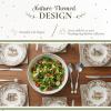 image:imageSpode Woodland Salad Servers  10 Inch Porcelain amp Steel Set Featuring Pheasant Quail Pintail amp Duck Motifs  Elegant Game Bird Design Hand Wash Only Ideal for Seasonal Entertaining15 H x 10 L x 25 W