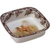 image:imageSpode Woodland Hunting Dogs Square Rim Dish  10 Inch Oven Dish with Golden Retriever Motif  Made from Fine Earthenware  Microwave and Dishwasher Safe