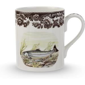 image:imageSpode Woodland Mug Mule Deer 16 Oz  Coffee Mug with Handle for Hot Beverages  Ideal for Tea Hot Chocolate and Other Hot Drinks  Made from Fine PorcelainKing Salmon