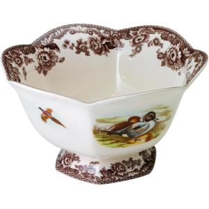 image:imageSpode Woodland Pintail Hexagonal Footed Bowl