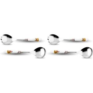 image:imageSpode Woodland Salad Servers  10 Inch Porcelain amp Steel Set Featuring Pheasant Quail Pintail amp Duck Motifs  Elegant Game Bird Design Hand Wash Only Ideal for Seasonal Entertaining15 H x 10 L x 25 W Pack of 2