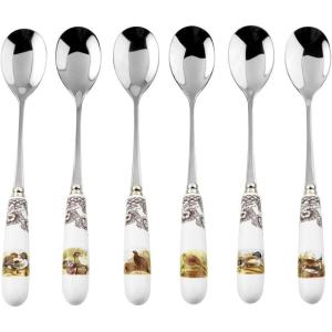 image:imageSpode Woodland Tea Spoons Assorted Motifs Set of 6