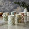 image:imageSpode Pure Morris Willow Bough Mug 12Ounce Ceramic Coffee Mug with Large Handle Large Tea and Coffee Cup for Office and Home Dishwasher and Microwave Safe Green 1791558