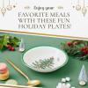 image:imagePortmeirion Spode Christmas Tree 55Inch Cereal Bowl Set Set of 4  Bowls for Breakfast Oatmeal Cereal Soup  Festive Bowls with Classic Christmas Tree Design  Dishwasher amp Microwave SafeChristmas Tree Dinnerware