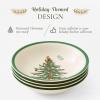 image:imagePortmeirion Spode Christmas Tree 55Inch Cereal Bowl Set Set of 4  Bowls for Breakfast Oatmeal Cereal Soup  Festive Bowls with Classic Christmas Tree Design  Dishwasher amp Microwave SafeChristmas Tree Dinnerware