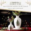 image:imageSpode Christmas Tree 10 Posy Vase  Elegant Ceramic Flower Vase Holiday Centerpiece for Floral Arrangements amp Home Decor  Beautiful Handcrafted Accent for Festive Decorations6 Inch