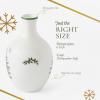 image:imageSpode Christmas Tree 10 Posy Vase  Elegant Ceramic Flower Vase Holiday Centerpiece for Floral Arrangements amp Home Decor  Beautiful Handcrafted Accent for Festive Decorations6 Inch Pack of 2