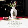 image:imageSpode Christmas Tree 10 Posy Vase  Elegant Ceramic Flower Vase Holiday Centerpiece for Floral Arrangements amp Home Decor  Beautiful Handcrafted Accent for Festive Decorations10 Inch