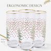 image:imageSpode Christmas Tree 15 Fl Oz Highball Glass Set of 4 Polka Dot  Classic Highball amp Barware Cocktail Glasses for Mixed Drinks Beverage Glasses for Holiday Celebrations63 H x 275 L x 275 W